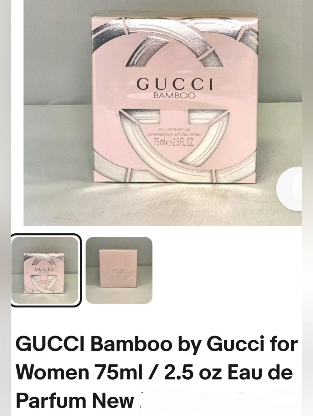 Gucci Bamboo Edp 2.5 Fl Oz New - Picture 1 of 2
